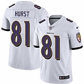 Youth Nike Ravens 81 Hayden Hurst White Vapor Untouchable Limited Jersey Dzhi,baseball caps,new era cap wholesale,wholesale hats